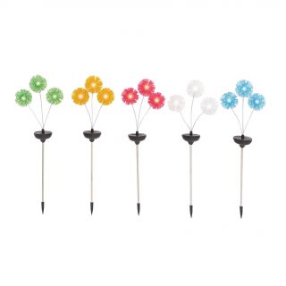 The Delightful Metal Solar Garden Stake by Woodland Imports