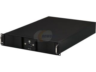 Athena Power RM DD2U24E708 Black 1.2mm Steel 2U Rackmount Server Case 700W 80 PLUS Bronze 4 External 5.25" Drive Bays   Server Chassis