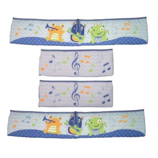 Babys First Monsters Party 4 piece Crib Bumper   17503523  