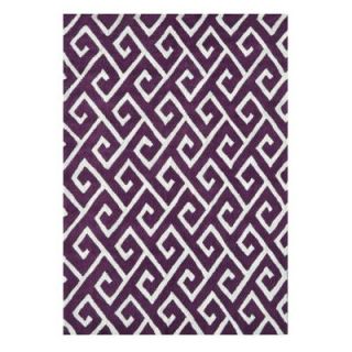 Filament Design Greek Aubergine 5 ft. x 7 ft. Indoor Area Rug PA0098D