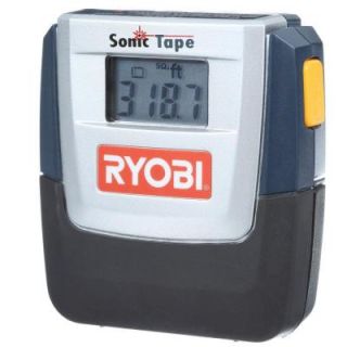 Ryobi 30 ft. Sonic Distance Tape Measure with Laser Pointer E49ST01