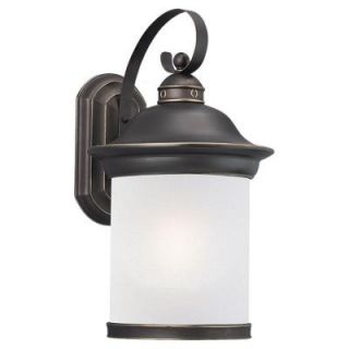 Sea Gull Lighting Hermitage 1 Light Outdoor Antique Bronze Wall Wall Mount Fixture 89193BLE 71