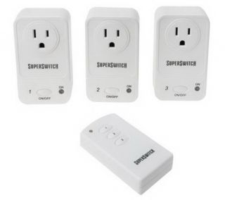 Wireless SuperSwitch Wall Outlets with Remote Control —