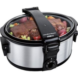 Hamilton Beach Stay or Go 6 qt. Slow Cooker with Clip Tight Lid DISCONTINUED 33461