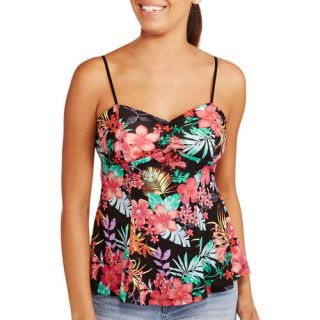 Almost Famous Juniors Printed Cami with Bra Cup