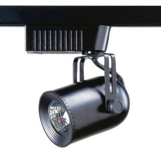 Designers Choice Collection 101 Series Low Voltage MR16 Black Round Back Track Lighting Fixture TL101 BLK