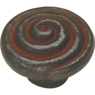 Hickory Hardware Manchester 1 1/4 in. Rustic Iron Cabinet Knob P7351 RI