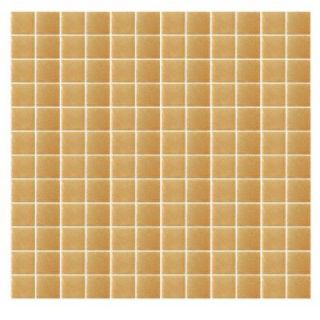 EPOCH Spongez S Light Brown 1409 Mosaic Recycled Glass 12 in. x 12 in. Mesh Mounted Floor & Wall Tile (5 sq. ft. / case) S LIGHT BROWN 1409