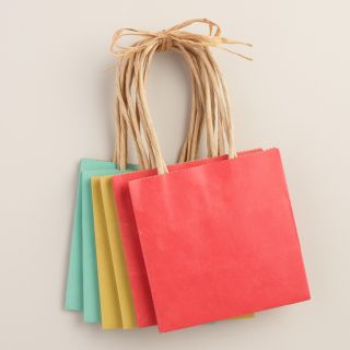 Mini Kraft Gift Bags Set of 6