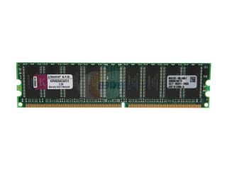 Kingston ValueRAM 512MB 184 Pin DDR SDRAM DDR 400 (PC 3200) Desktop Memory Model KVR400X64C3A/512