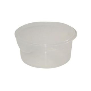 Rubbermaid Commercial Products 2 qt. Clear Round Storage Container FG572024CLR