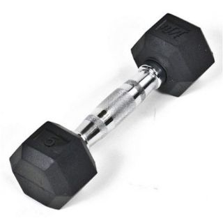 J Fit Rubber Coated Hex Dumbbell