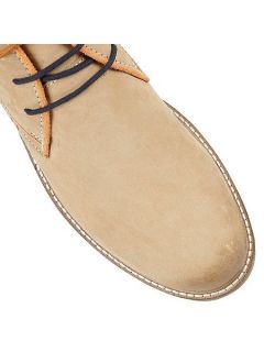 Lotus Holbeton Lace Up Casual Desert Boots Natural