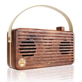 Premium Hand Crafted Wood Bluetooth Speaker with NFC Technology by GOgroove   Works With Apple iPhone 6 , Samsung Galaxy S6 Edge , Sony Xperia Z4 , SanDisk Sansa and More Smartphones , Tablets & s