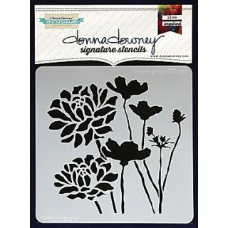 Donna Downey Stencils 8 1/2 x 8 1/2 Signature Stencil, Bloom Group