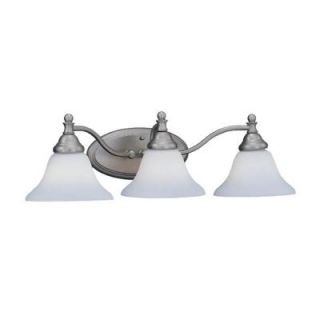 Designers Fountain Ellsworth Collection 3 Light Pewter Wall Mount Vanity Light 4773 PW