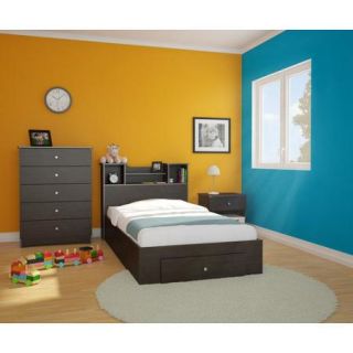 Bundle 05 Nexera Pocono Platform Customizable Bedroom Set (3 Pieces)