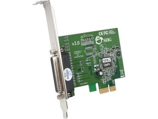 SIIG 1 port Dual Profile ECP/EPP high speed parallel PCIe adapter Model JJ E01011 S3