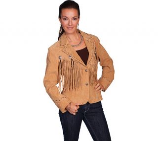Womens Scully Suede Fringe And Concho Jacket L166