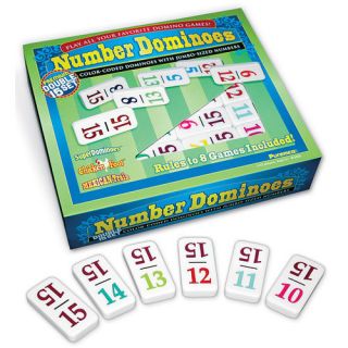 Puremco Number Double Dominoes (Set of 4) (Set of 15)