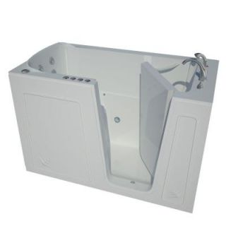 Universal Tubs 5 ft. Right Drain Walk In Whirlpool and Air Bath Tub in White HD3260RWD