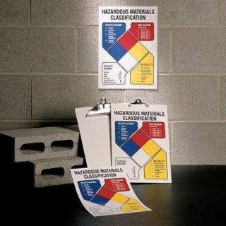 ACCUFORM SIGNS SBZFD878VS Information Sign, 14 x 10In, Self ADH, ENG