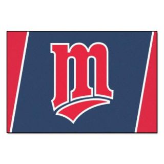 FANMATS Minnesota Twins 5 ft. x 8 ft. Area Rug 7070