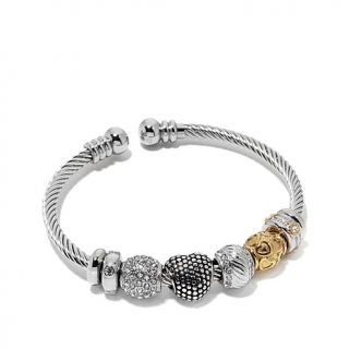 Emma Skye Jewelry Designs 6 Charm Stainless Steel Bracelet   7755723