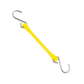 The Perfect Bungee 7 in. Polyurethane Bungee Strap with Galvanized S Hooks (Overall Length 12 in.) B12Y