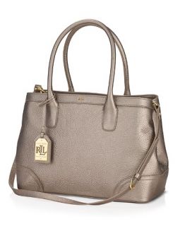 Lauren Ralph Lauren Satchel   Metallic Fairfield City Shopper