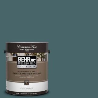 BEHR Premium Plus Ultra 1 gal. #500F 7 Mythic Forest Flat Exterior Paint 485301