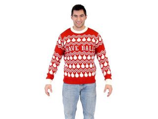 Ugly Christmas I Have Balls Ornament Pattern Sweater