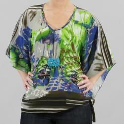 Madison Paige Womens Butterfly Broach Top   Shopping   Top