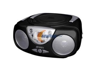 JENSEN Portable Stereo Compact Disc Player with AM/FM Radio CD 472 BK