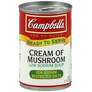 Campbell's Ready To Serve Cream Of Mushroom Soup, 10.5 oz (Pack of 12)