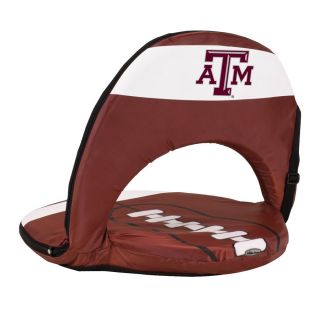 Picnic Time 1 Indoor/Outdoor Upholstered Steel Texas A&M Aggies Standard Folding Chair