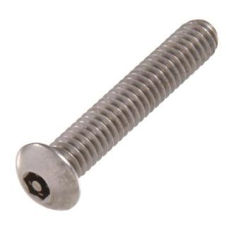 The Hillman Group 1/4 in. 20 x 1 in. Star Button Head Machine Screw (5 Pack) 45803
