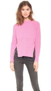 Whistles Kristin Drop Back Cashmere Pullover