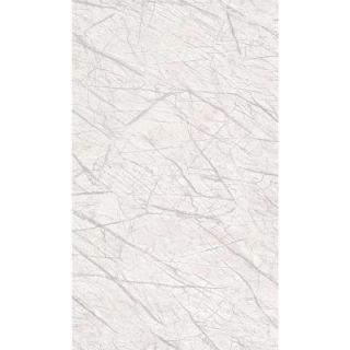 Washington Wallcoverings African Queen II 56 sq. ft. Gray on White Granite Look Print Vinyl Wall Paper AQ474039