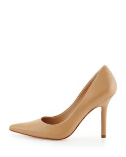 Charles David Sway II Leather Pointed Toe Pump, Camel