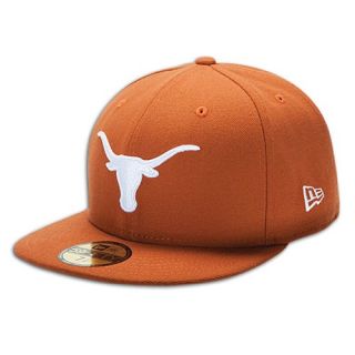 New Era College 59Fifty Cap   Mens   Basketball   Accessories   Texas Longhorns   Dark Orange