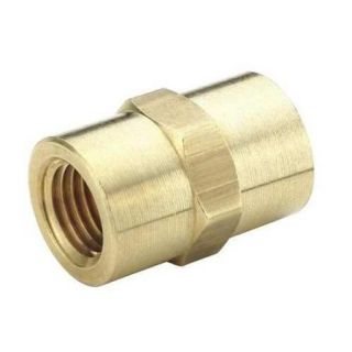 PARKER 207P 6 Coupling, Brass, 3/8 In., Pipe