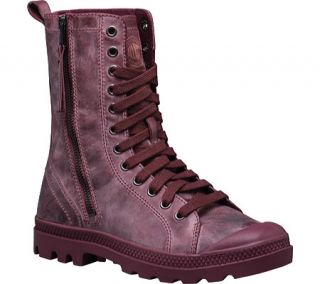 Womens Palladium Pampa Hi Rise Leather Zip Boot