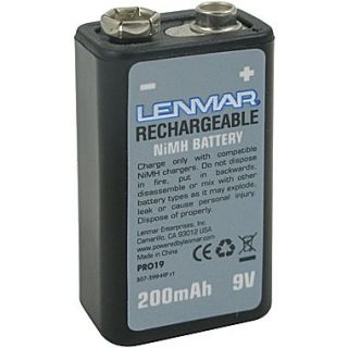 Lenmar PRO19 9 VDC 200 mAh Lithium ion Rechargeable Replacement Battery