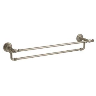 KOHLER Artifacts 24 in. Double Towel Bar in Vibrant Brushed Bronze K 72570 BV