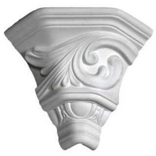 Lynea Molding Wave Collection 8 in. Polyurethane Crown Outside Corner DISCONTINUED WC48601