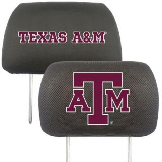 FANMATS NCAA  Texas A&M University Head Rest Cover (2 Pack) 12595