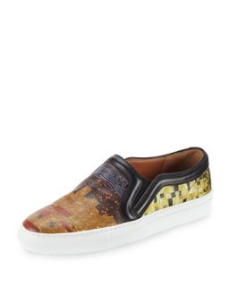 Givenchy Multi Print Slip On Skate Shoe