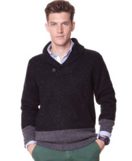 Weatherproof Vintage Sweater, Chunky Shawl Collar Cable Pullover