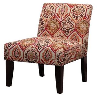 Avington Upholstered Slipper Chair Crimson Floral